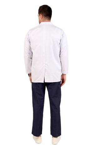 Men's Full-Sleeves Lab Coat Apron: The Modern Lab Essential